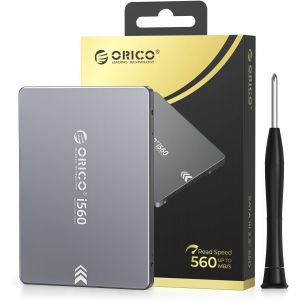MDY-SATA SSD 256Go, SSD 2.5"" SATA III 6Gb/s, Jusqu'à 480 Mo/s, Disque Dur Interne 3D NAND avec Coque en Aluminium, Mise à Niveau des Ordinateurs Portables et des Ordinateurs de Bureau - i560 - Neuf