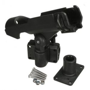 Support De Canne &Agrave; P&ecirc;che 360&deg; Pour Bateaux, Pour Kayaks, Pour D&eacute;riveurs, Noir - Neuf