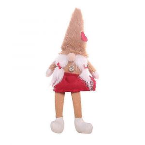 Poup&eacute;e de No&euml;l sans visage, ornement mignon, dessin anim&eacute;, longues jambes, vieux hommes, cadeau de No&euml;l - Neuf