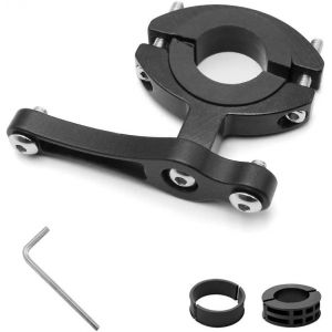 (Noir) Alliage D'aluminium Porte-Bidon Adaptateur Vélo Porte-Bidon Vtt Bébé Chaise Roulante Vélo Porte-Bidon - Neuf