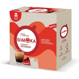 KALANKA-Mélange Espresso Inteso intensité 12/13-50 Capsules en Plastique - Compatibles avec les machines à café à usage domestique Nespresso* - Produit en Italie - Neuf
