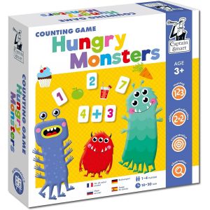Eryi-Jeu Éducatif Pour Enfants, Monstres Affamés | Maths, Comptage, Nombres, Additions Et Soustractions | Jeu De Société Pour Garçons Et Filles De 3 Ans (3+) | 1-4 Joueurs - Neuf