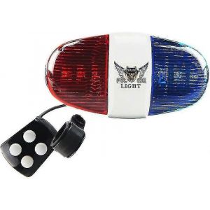 Vélo Pour Enfants,Police Son,Lumière Électronique,Klaxon Électronique,Vélo Led,Noël,Cadeau D'anniversaire,Cadeau Du Nouvel An Pour Vos Enfants (Piles Non Incluses) - Neuf