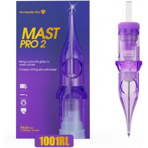 Mast Pro2 Aiguilles Tatouage 20pcs Bugpin Tattoo Needle Cartridge Round Liner #1207rl 0.35mm Pour Machine À Tatouer (My-20-1003rl) - Neuf