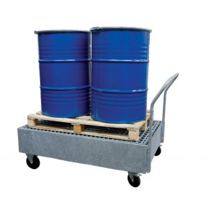 Bac de r&eacute;tention roulettes 2 f&ucirc;ts MW Tools VTKS2 - Neuf