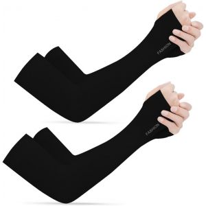 2 Paires Manchon Bras Homme & Femme,Anti-Uv Protection Upf 50+ Manchette Protection Bras Manche De Bras Respirante Pour Cyclisme Refroidissement Chevauch&eacute;e Sport.[D70] - Neuf