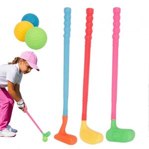 Les Clubs de Golf, aire de Jeu de Golf, de Golf de Jeux pour les Enfants avec des Balles, des Portables Sports Jouets pour le Jardin de l'Exercice, de Jeu de la Famille, de Nuit, Jardin, piscine Int - Neuf