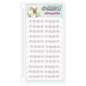 Idole Coréenne Bricolage Extension De Cils Mignon Patte De Chat Faux Cils Maquillage Naturel Grande Capacité Bricolage Cils Cluster--Style 4 - Neuf