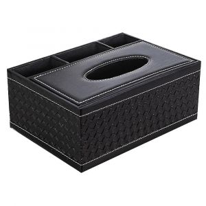 &Eacute;l&eacute;gante Bo&icirc;te &Agrave; Mouchoirs En Cuir Synth&eacute;tique - Support Multifonction Pour Mouchoirs, T&eacute;l&eacute;commandes Et Autres Accessoires - Neuf