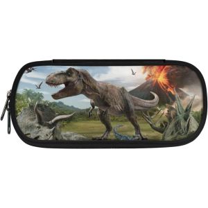 ERYI-Trousse À Crayons Pour Fournitures Scolaires Pour Enfants, Dinosaure T-Rex, Taille Unique, Ensemble Cartable - Neuf