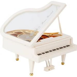 VGEBY ornement de bo&icirc;te &agrave; musique Piano forme Ballet danse fille bo&icirc;te &agrave; musique maison ornement bo&icirc;te &agrave; bijoux enfants jouets - Neuf