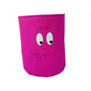 Hjlian Panier De Rangement En Tissu, Pliable Et Impermeable, En Toile De Dessin Anime, Panier A Linge Pour Salle De Jeux Et Chambre A Coucher, Rose Rouge, Trois Couches, Epais, 35 X 40 Cm - Neuf