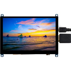 lbgwp60-Écran 5 Pouces Hdmi Lcd 800X480 Tft Écran Tactile Capacitif Display Moniteur Pour Raspberry Pi 4B/3B+/A+/B/2B/B+/A+/Zéro W Compatible Avec Windows 10/8.1/8/7 - Neuf