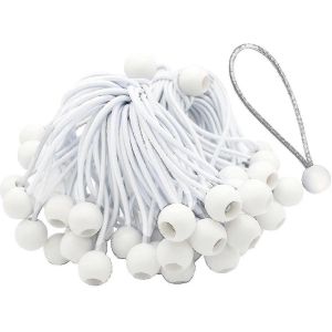 Lot de 50 tendeurs elastiques a boucle longue pour chapiteaux, tentes, bannieres et baches - Neuf
