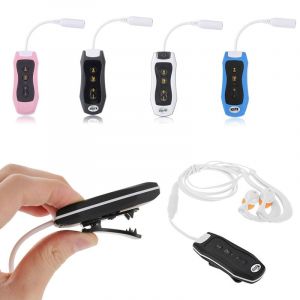 8GB étanche MP3 FM lecteurs de musique Portable Clip Sport lecteur Mp3 avec écouteurs pour la natation plongée IPX8 - Neuf