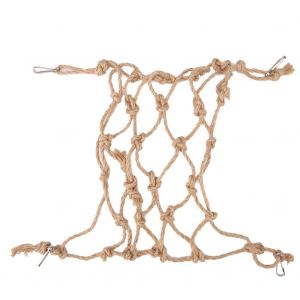 Hjlian Filet D'escalade En Corde De Chanvre Pour Perroquet, Corde Suspendue, Balancoire, Corde De Jeu, Echelle, Jouet A Macher (Petit) - Neuf