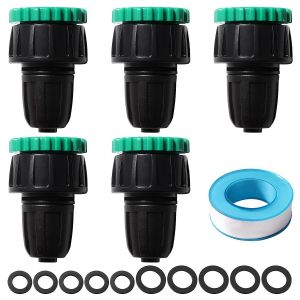 5 Pièces G1/2 G3/4 à 8/12 mm Adaptateur de Micro Irrigation, Micro Irrigation Raccord Rapide Convient, Raccords D'irrigation pour l'agriculture, avec Boucle Verrouillage, pour Pelouses - Neuf