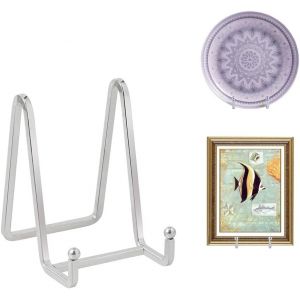 Chevalet Support Presentoir Porte Assiette - 4.5 Pouces Metal Support Assiette Decorative Support Cadre Photo De Table - Pr&eacute;sentoir De Fer Pour Plaque | Livre Cuisine | Carte Pos[Pou8805285] - Neuf