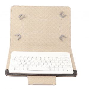 Étui De Protection Universel En Pu Pour Tablette Et Ordinateur Portable,10 Pouces,Housse Pour Clavier Bluetooth Pour Android Ioswin.Blanc. - Neuf