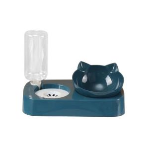 Ensemble De Bols Doubles Automatiques Pour Animaux De Compagnie Avec Protection Du Cou Et Conception Facile &Agrave; Nettoyer - &Eacute;cologique, &Eacute;l&eacute;gant Et Confortable Pour Les Chiens Et Les Chats - Neuf