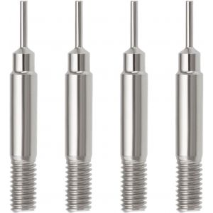 Kal-Lot De 4 Embouts De Rechange Pour Montre Bergeon 6767-Bf 6767-F 6767-F - Outil De Réparation De Montre - Outils D'installation De Bracelet, Argenté., 0.8 Mm - Neuf