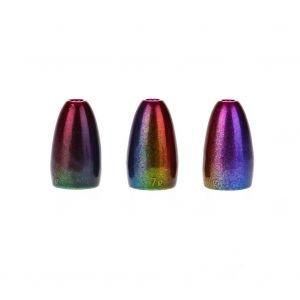 Lot de 3 plombs de peche en tungstene pour l'exterieur, 1/4 oz, accessoires de peche - Neuf