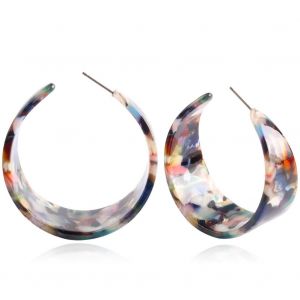 Boucles D'oreilles Leopard En Alliage De Resine Antiallergique, Tendance Et Colorees - Neuf