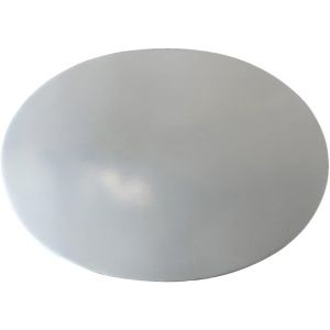 KALANKA-Assiette en Acier Inoxydable Poli 13,5x10cm Porte-Bougie Ovale Assiette à Bougie Décoration de Table 10867 - Neuf