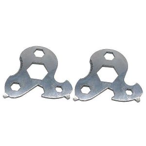 Lot De 2 Tendeurs De Cordelette En Acier Inoxydable - Tendeurs De Tente Légers Pour Le Camping, La Randonnée Et La Gestion Du Matériel De Plein Air - Neuf