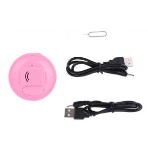HJLIAN Mini localisateur GPS anti-perte pour chien et chat, etanche, pour l'exterieur (rose) - Neuf