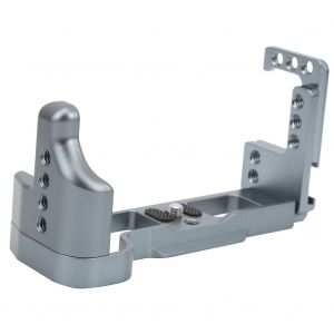 Support de microphone a poignee en metal, plaque a degagement rapide en L, prise de vue verticale pour Canon M6 Mark II, gris - Neuf