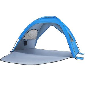 Tente De Plage Portable Movtotop 2191c - Double Porte, Protection Uv, Installation Facile, Spacieuse Pour La Famille, Légère Et Compacte - Neuf