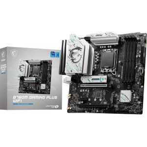 ChenQuanSarl-B760M Gaming Plus Wifi Carte Mère, Matx - Compatible Avec Les Processeurs Intel De 14E, 13E Et 12E Gén, Lga 1700 - Ddr5 Memory Boost 6800+Mhz/Oc, 1X Pcie 4.0 X16, 2 X M.2 Gen4, Lan 2.5G, - Neuf