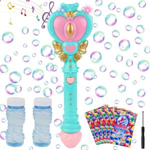 KAL-Machine À Bulles Électrique Pour Enfants Et Filles - Machine À Bulles Automatique En Forme De C?ur - Jouet Pour Fêtes, Anniversaire, Mariage - Neuf