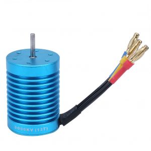 Accessoire de mise à niveau de remplacement de moteur sans balais 13T 3000KV adapté pour voiture 1/10 RC - Neuf