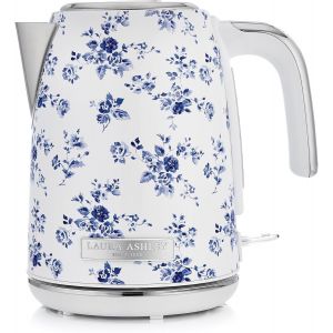 Laura Ashley Bouilloire Electrique 1,7 L Avec Motif China Rose Par - Bouilloire &Eacute;lectrique Sans Fil Avec &Eacute;bullition Rapide De 2,2 Kw, Protection Contre La Surchauffe Et La Chauffe &Agrave; Sec - Neuf