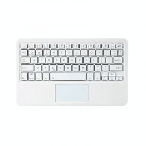 Clavier Pour Tablette Sans Fil Bluetooth Avec Pav&eacute; Tactile Vert Fonc&eacute; Blanc Yonis - Neuf