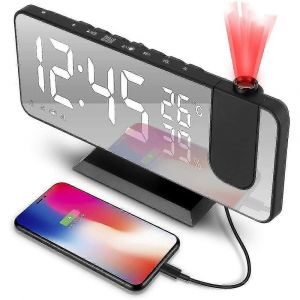 Radio-réveil avec grand écran LED compatible avec le salon Nouveau - Neuf
