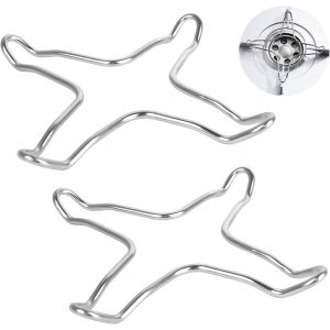 2 Pi&egrave;ces Universel Support Pour Cuisini&egrave;re, R&eacute;ducteurs De Gaz En Acier Inoxydable Adaptateur Wok Gaz Bague R&eacute;ducteur De Gaz En Acier Inoxydable Pour Cafeti&egrave;re Pot, Gaz Po&ecirc;le Access[Lav0022] - Neuf