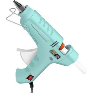 Mini Pistolet &agrave; Colle Chaude, Manuel de M&eacute;nage, de Bricolage Pistolet &agrave; Colle Pour le Bureau/&agrave; la main D&eacute;coration/D&eacute;coration de no&euml;l/cadeaux 20w - Bleu - Neuf