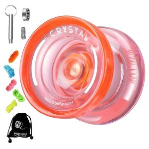 K2 Plus Crystal Responsive Yoyo,Double Yo-Yo avec remplacement non r&eacute;actif pour interm&eacute;diaire,Orange - Neuf