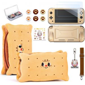 Shiba-Étui Switch Lite,Pack 14 En 1 D'accessoires Switch Lite Avec Étui De Transport Switch Lite Mignon,Protection D'écran Switch [1 - Neuf