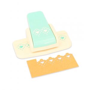 Chenquansarl-Perforatrice À Levier À Pression Pour Réal R Des Bords En Coeur Et Des Points Sur Des Papiers Et Cartes - Spécial Pour Scrapbooking Et Travaux Manuels - Dimensions Environ 15 X 5,02 X - Neuf