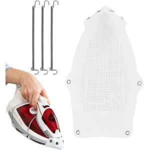 MEVRONISSHOP-Semelle de fer en t&eacute;flon, semelle de fer &agrave; repasser prot&egrave;ge le linge, protection des tissus d&eacute;licats - Convient &agrave; la plupart des fers &agrave; repasser &agrave; vapeur - Facile &agrave; nettoyer et durable - Neuf