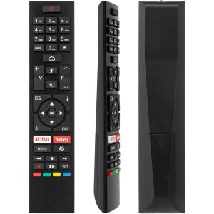 Nouvelle T&eacute;l&eacute;commande Ct-8557 Rc43157 Pour Toshiba Smart Tv, 3Ua2063Da 55Ua2063Dai 50Ua2063Dg 32La2063Dg 58Ua2063Dg 24Wa2063Da, Avec Deux Boutons - Aucun R&eacute;glage Requis - Neuf