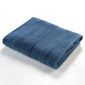 Serviette Ou Drap De Bain 90 X 150 Cm Tendresse Bleu Marine - Neuf