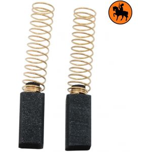 NOUVELLES Balais De Charbon BLACK & DECKER BD227 circulaire scie - 6.35x6.35x13mm - Neuf