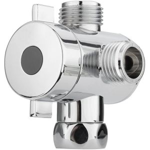 3-Way Inverseur De Douche, G1/2 Pouces En Forme De T De L'Adaptateur Connecteur Pour Vanne À Trois Voies Splitter Trous De S'Adapter À De Nombreux Accessoires De Robinetterie - Neuf