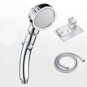 Haute Pression de la Tête de Douche de Poche avec marche/ARRÊT Pause Interrupteur 3 Modes de jets d'Économie d'Eau Amovible de la Tête de Douche et pomme de Douche (Douche de Tête) - Neuf