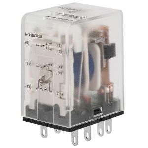 Relais intermédiaire de puissance mini 8 broches,relais électromagnétique 5 A 24 V CC - Neuf